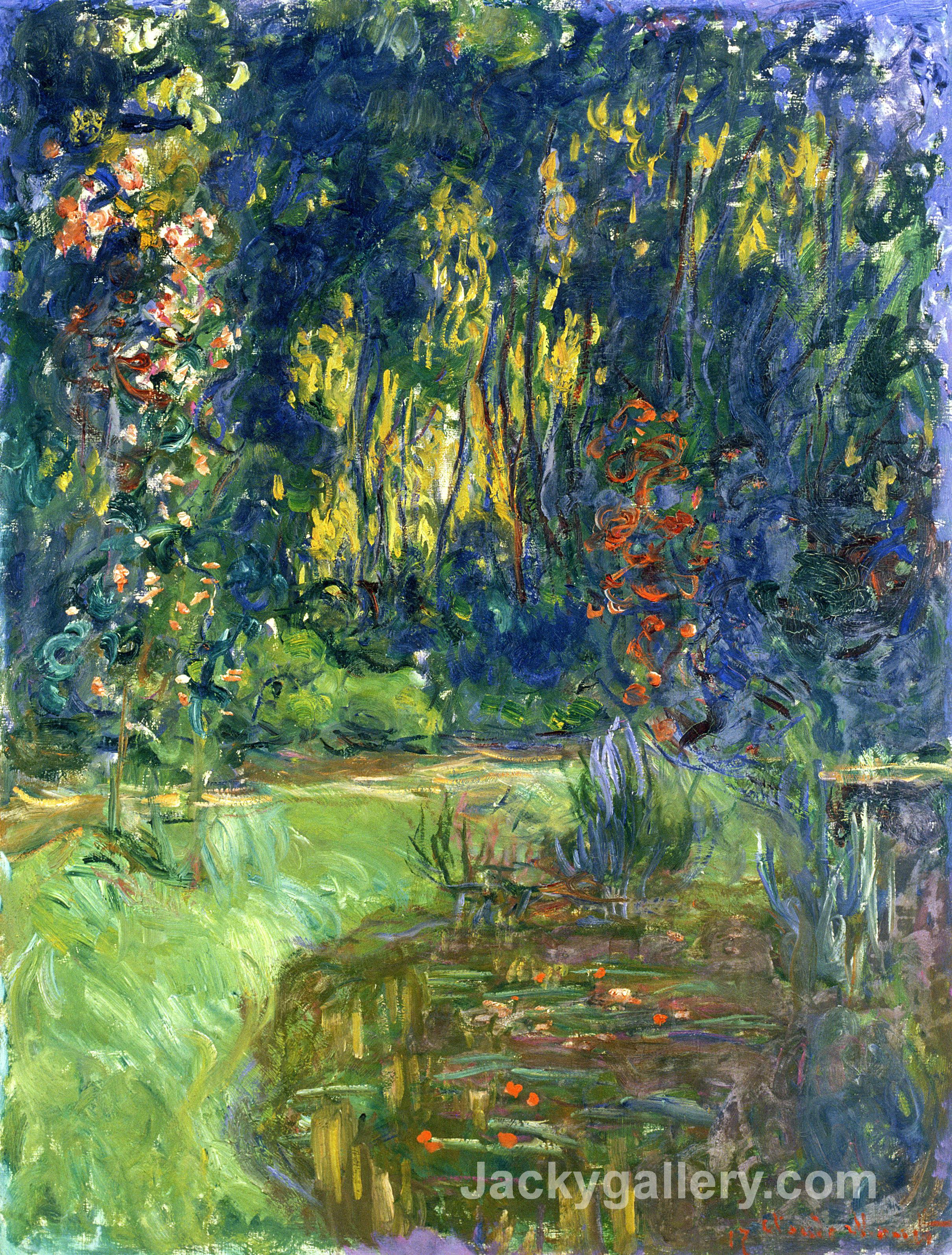 Water Lily Pond at Giverny by Claude Monet paintings reproduction